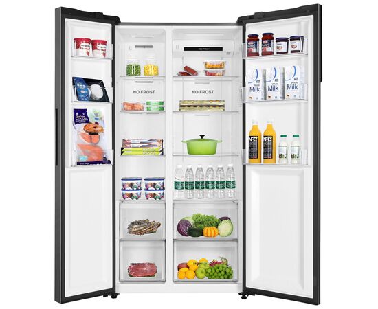  Холодильник HAIER HRF-541DY7RU Side by Side темно-коричневый инверторный двухкамерный 