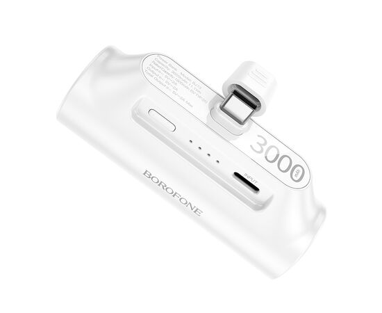  Внешний аккумулятор 3000mAh Type-C 2.0A с LED-индикатором Borofone BJ73 (Type-C) (White) 