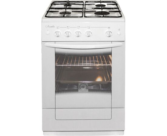  Плита Газовая Лысьва ГП 400 М2С-2у белый, 85x50x60см, 4 конфорки, объем духовки 60 л, газ-контроль, без крышки 