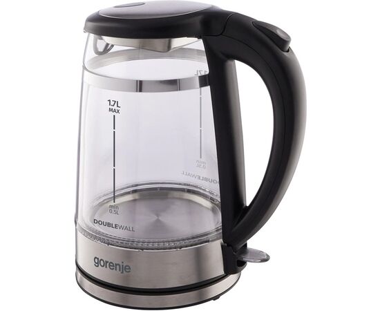  Электрочайник Gorenje K17GDW черный 