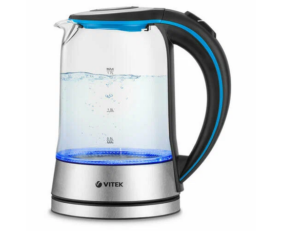  Электрочайник Vitek VT-7028 прозрачный 