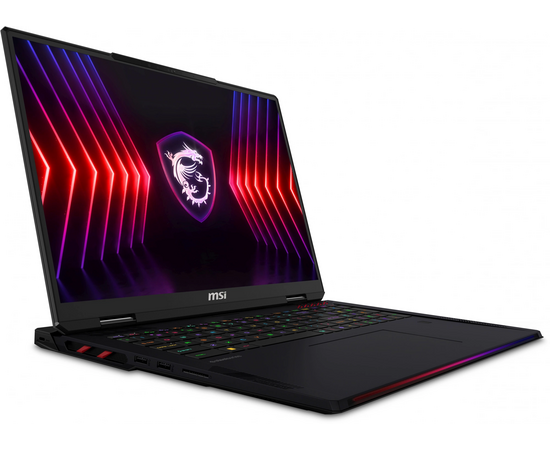  Ноутбук MSI Raider A18 HX A7VIG-026RU (9S7-182K32-026) 18", 2024, IPS, R9 7945HX3D 2.3ГГц, 16 ядер, 32ГБ DDR5, 2ТБ SSD, GeForce RTX 4090 W11H black 