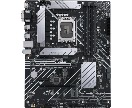  MB s1700 ASUS PRIME B660-PLUS D4 ATX 4xDDR4 2xPCIEx16 2xPCIEx1 USB-C DP HDMI VGA 2.5GLAN 90MB18X0-M1EAY0 