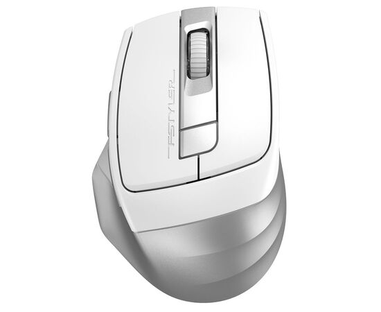  Мышь A4Tech Fstyler FB35C белый оптич. 2000dpi беспров. BT/Radio USB 6but (FB35C ICY WHITE) 