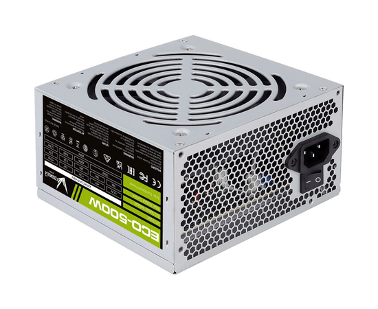  Блок питания Formula Eco-500W (ATX v2.3, 20+4P, 4P, 1xPCIe 6P, 2xSATA, 2xPATA, 1xFDD, 12cm fan) 