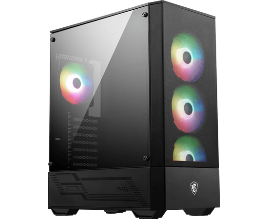  Корпус MSI Mag Forge 112R (949679) 2xUSB 3.0, 4x120mm ARGB Fan, ARGB Control Board, Tempered Glass Window, Brown Box 