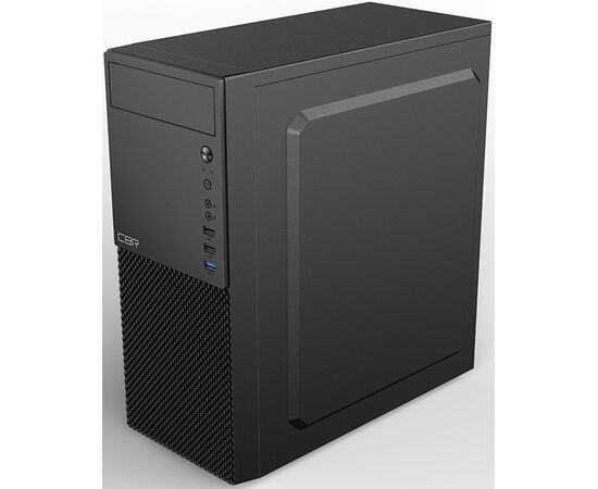  Корпус CBR PCC-ATX-E188-WPSU ATX Miditower E188, без БП, 1*USB 3.0, 2*USB 2.0, HD Audio+Mic, Black 