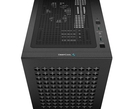  Корпус Deepcool CH370 (CH370 BLACK) черный без БП mATX 1x120mm 1xUSB2.0 1xUSB3.0 audio bott PSU 