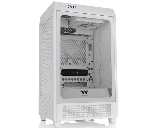  Корпус Thermaltake The Tower 200 (CA-1X9-00S6WN-00) белый без БП miniITX 11x120mm 5x140mm 2xUSB3.0 1xUSB3.1 audio bott PSU 