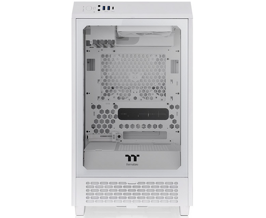  Корпус Thermaltake The Tower 200 (CA-1X9-00S6WN-00) белый без БП miniITX 11x120mm 5x140mm 2xUSB3.0 1xUSB3.1 audio bott PSU 