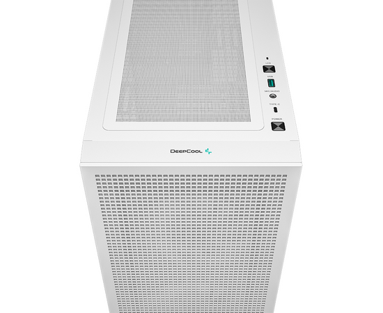  Корпус Deepcool CH360 white (R-CH360-WHAPE3-G-1) MiniTower (mATX, без БП, ARGB, USB3.2 Type-A + USB3.2 Type-C) 
