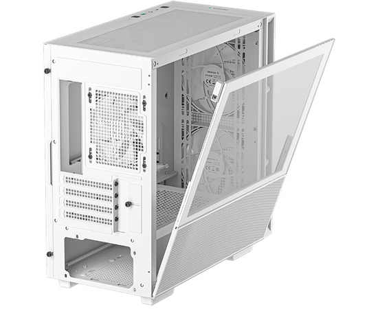  Корпус Deepcool CH360 white (R-CH360-WHAPE3-G-1) MiniTower (mATX, без БП, ARGB, USB3.2 Type-A + USB3.2 Type-C) 