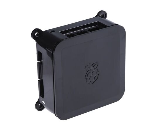  Корпус Raspberry Pi Корпус DesignSpark (136-0233 (136-0232)) ABS Case для Raspberry Pi 3 B/B+ , встроенное крепление VESA (100х100мм), черный 