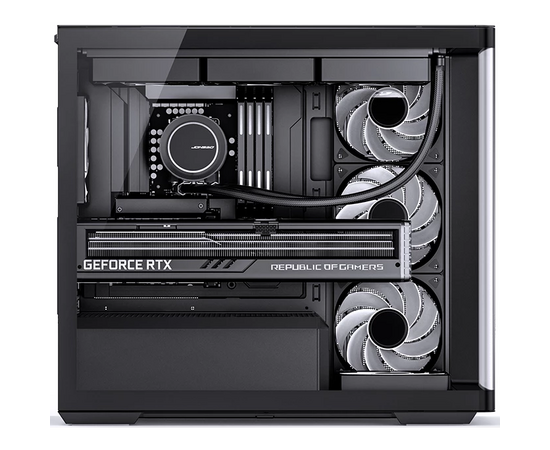  Корпус JONSBO D300 Black без БП, боковая панель из закаленного стекла, mini-ITX, micro-ATX, черный 