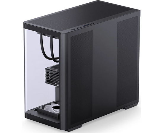  Корпус JONSBO D300 Black без БП, боковая панель из закаленного стекла, mini-ITX, micro-ATX, черный 