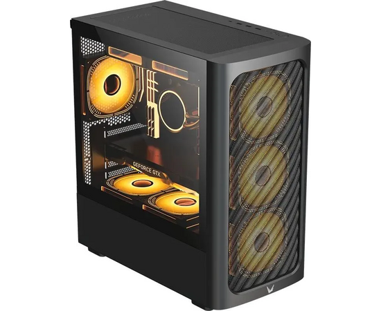  Корпус Formula Air Mesh G3 черный без БП mATX 4x120mm 2x140mm 2xUSB3.0 audio bott PSU 