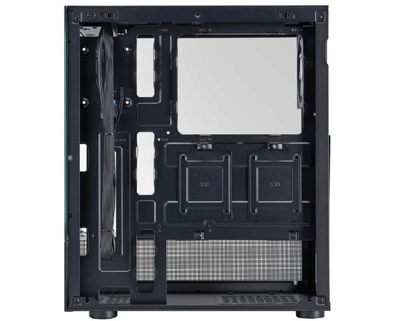  Корпус 1STPLAYER MIKU ARGB Black (Mi7-A-BK-2FC7R-1FC7) ATX 3x120mm ARGB fans 