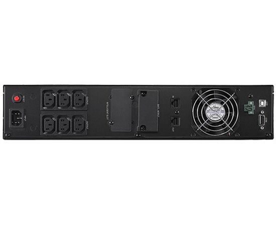  ИБП CyberPower OLS1500ERT2U с двойным преобразованием, монтаж в стойку, 1500 ВА / 1200 Вт, количество выходных разъемов: 6 (6 с питанием от батареи), время работы: 5 мин, USB, RS-232, защита локальной сет 