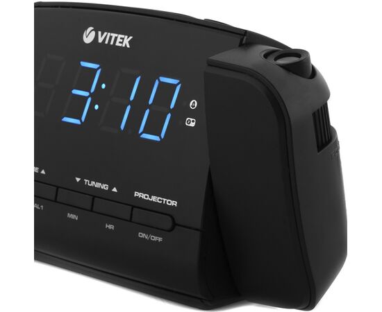  Радиобудильник Vitek VT-6611 черный 