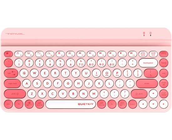  Клавиатура A4Tech Fstyler FBK30 Raspberry розовый 