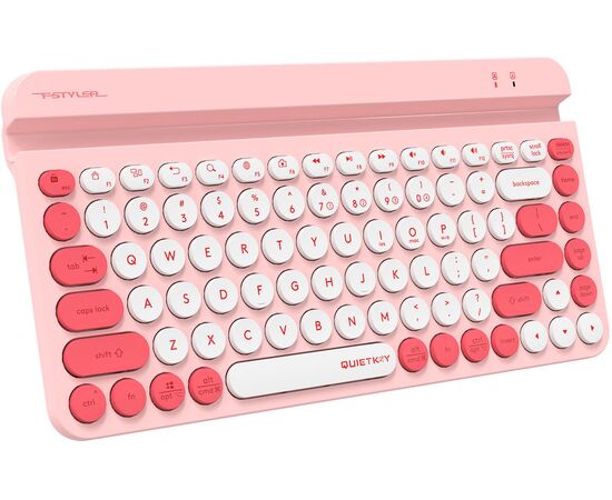  Клавиатура A4Tech Fstyler FBK30 Raspberry розовый 