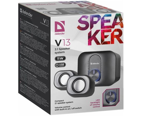 Акустическая система DEFENDER V13 черный 65213 