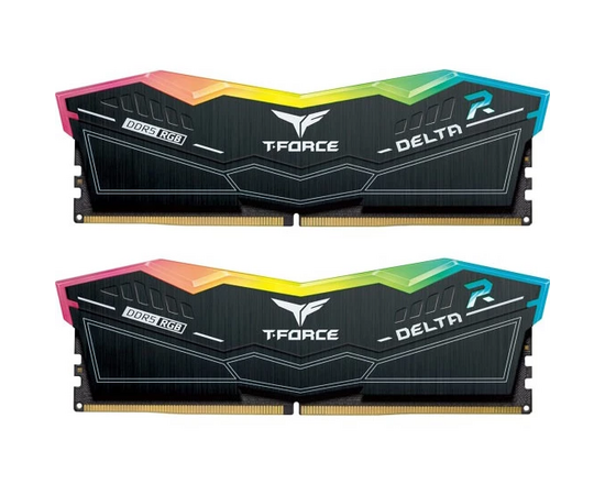  ОЗУ TEAMGROUP T-Force Delta RGB (FF3D532G6000HC38ADC01) 32GB (2x16GB) DDR5 6000MHz CL38 (38-38-38-78) 1.25V / Black 