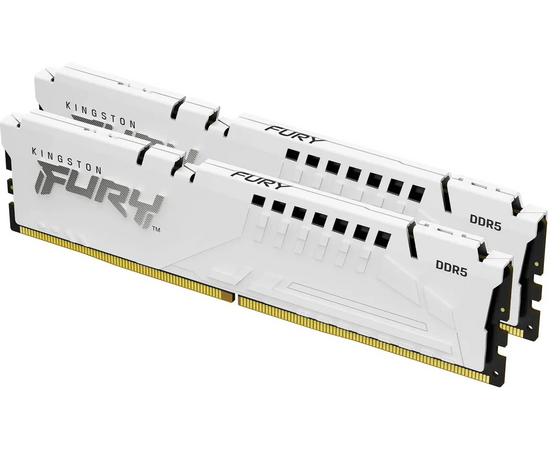  ОЗУ Kingston Fury Beast Expo KF552C36BWEK2-64 DDR5 - 2x 32ГБ 5200МГц, DIMM, White, Ret 