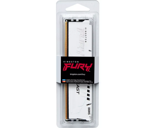  ОЗУ Kingston Fury Beast White Expo KF560C30BWE-16 DDR5 - 1x 16ГБ 6000МГц, DIMM, White, Ret 