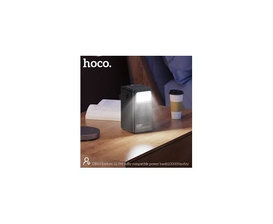  Power Bank Hoco DB03 Endure 22.5W fully compatible power bank(100000mAh) black 